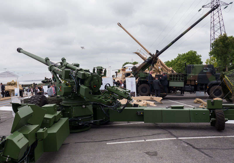 The team headed by L&S is also proposing the French Trajan 155mm/52 CAL gun to the Indian Army. Photo: Noam Eshel, Defense-Update
