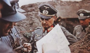 Walter Model with General lieutenant (later General der Infanterie) Friedrich Schulz.