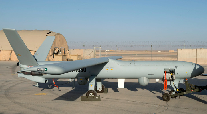 The Ministry of Defence has announced that the Army’s next generation of Unmanned Air System (UAS), Watchkeeper, is now fully operational in Afghanistan. Photo: MOD, Crown Copyright