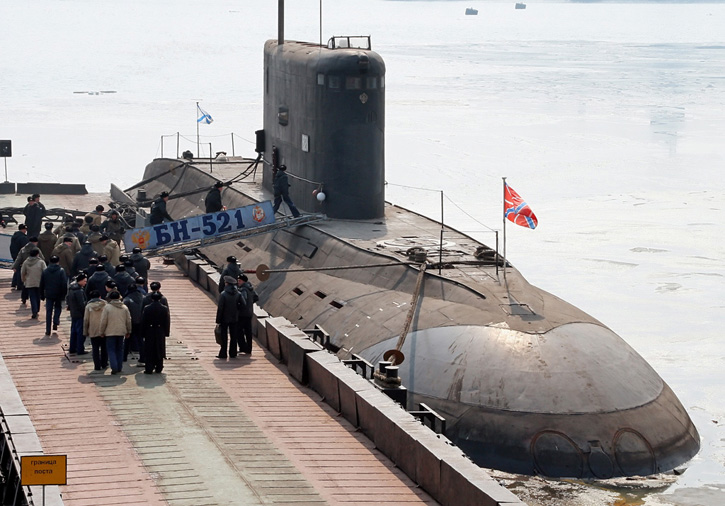 Varshavyanka, a Russian Navy Kilo class diesel-electric powered submarine. Photo: Novosti