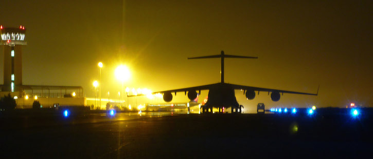 An Australian C-17A Globemaster aircraft has returned to Al Minhad Air Base in the United Arab Emirates (UAE) after delivering military stores to Erbil, Northern Iraq on 2nd September 2014. The aircrew flew from Al Minhad Air Base over the weekend via Tirana, Albania, where the aircraft was loaded. The military stores, consisting of ammunition, was then inspected and cleared by Iraqi officials in Baghdad before moving north to Erbil. The stores will help the people of Iraq to confront the threat posed by Islamic State in Iraq and the Levant (ISIL) extremists. The Australian mission is consistent with similar assistance being provided by the United States, Albania, Canada, Croatia, Denmark, Italy, France, and the United Kingdom. Royal Australian Air Force C-130J Hercules and C-17A Globemaster aircraft remain available to assist the people of Iraq. Photo: Australian DOD.
