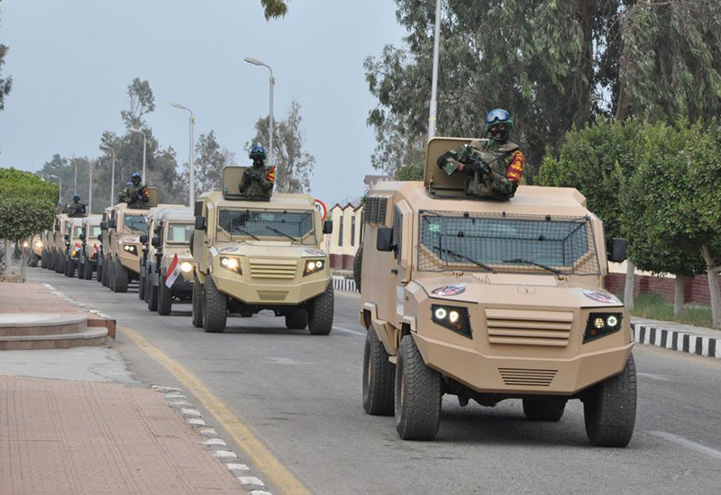 Egyptian military units were deployed yesterday (Thursday 27 November) in preparation anti-government demonstrations called by the Salafist front. The authorities have arrested more than 100 people in advance of planned demonstration. Photo: Egyptian Government