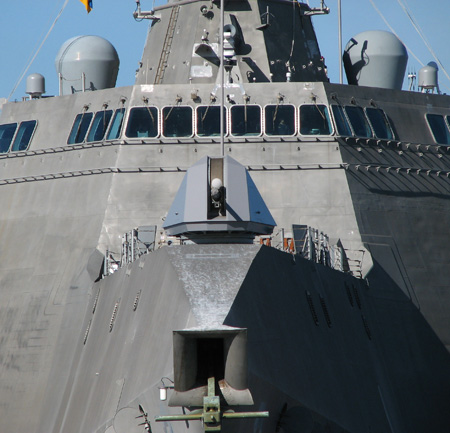 USS Independence LCS at the US Naval Base at San Diego. Photo: US Navy, by Doug Sayers