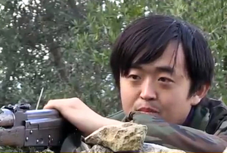 Shown in a video released by ISIS supporters on Youtube, this person, identified as 'Bo Wang' was the first Chinese national openly shown to be fighting with ISIS in Syria.