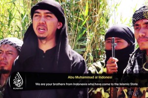 Abu Muhamad al Indonesi appeared in a recent ISIS video.