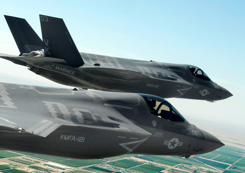 Marine Fighter Attack Squadron 121 (VMFA-121) at Marine Corps Air Station (MCAS) Yuma - is expected to be the first Marine Corps F-35 unit declared 'operationally ready' by the end of July 2015. Photo: Lockheed Martin.