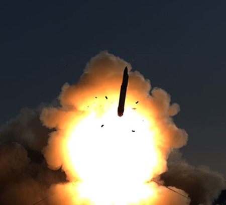 Ground Launched Small Diameter Bomb (GLSDB), strapped to an M26 rocket, was recently tested in Sweden, under a joint Boeing-SAAB initiative to provide M26 MLRS with extended range, precision strike capability. Photo: SAAB