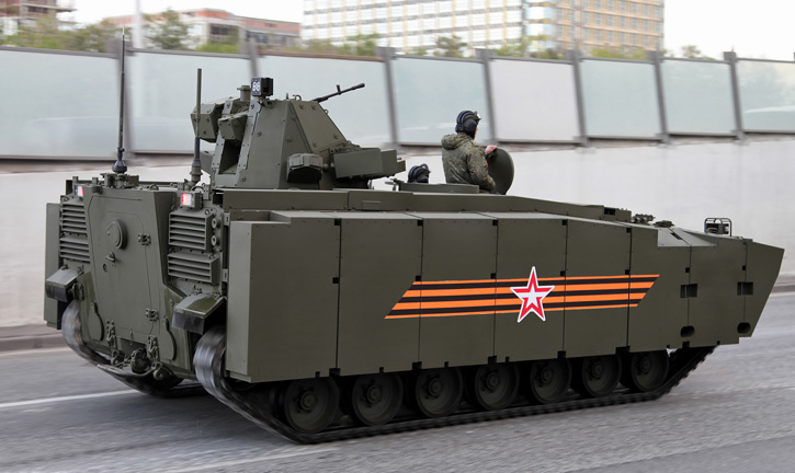Kurganets 25 BTR - APC equipped with 7.62mm remotely controlled weapon station. Photo: Vitaly V. Kuzmin