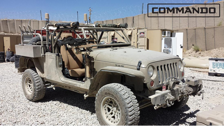 Commando Jeep can be configured to different missions, using special conversion kits. Photo: Hendriks  