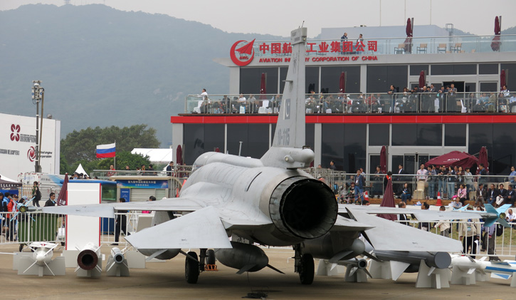 Another view of the JF-17 in China. November 2014. Photo: Tamir Eshel, Defense-Update