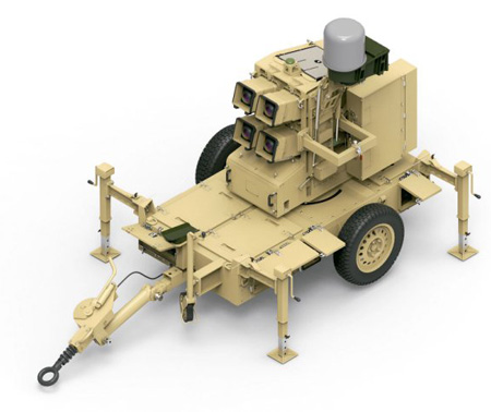 The new version doubles the missile load of the previous trailer-based version operated by a NATO customer, and improves some of the system's target acquisition and support elements which were already integrated into the vehicle-mounted version of the system, developed for South Korea. Photo: RAFAEL