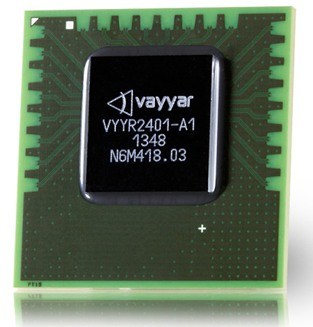 The Vayyar sensors implements a Muliple-Input-multiple-output (MIMO) radar on a chip. Photo: Vayyar