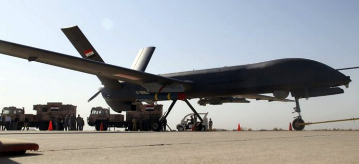 Chinese CH-4B unmanned aerial vehicle delivered to Iraq in 2015. The drone can carry up to six weapons under its wings, at a maximum total weight of 350 kg. 