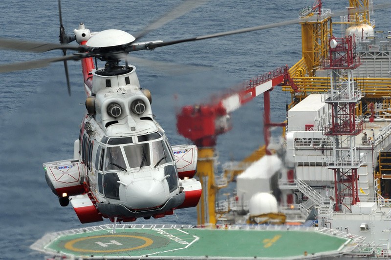 H225 is supporting offshore oil and gas rigs. The helicopter that crashed in April, killing 13 on board, was on such mission. Photo: Airbus Helicopters