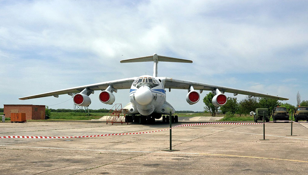 The Beriev A-60 on the flight line at Taganrog.