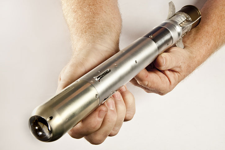 The Pike is a miniature laser guided missile that can be loaded into a standard grenade launcher. Photo: Raytheon.
