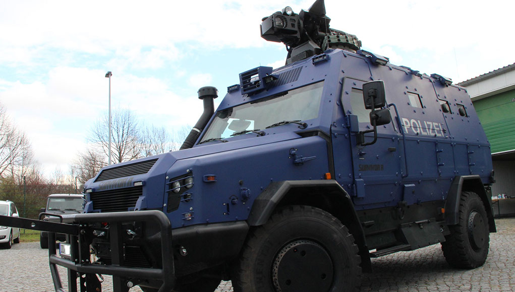 police armored vehicles