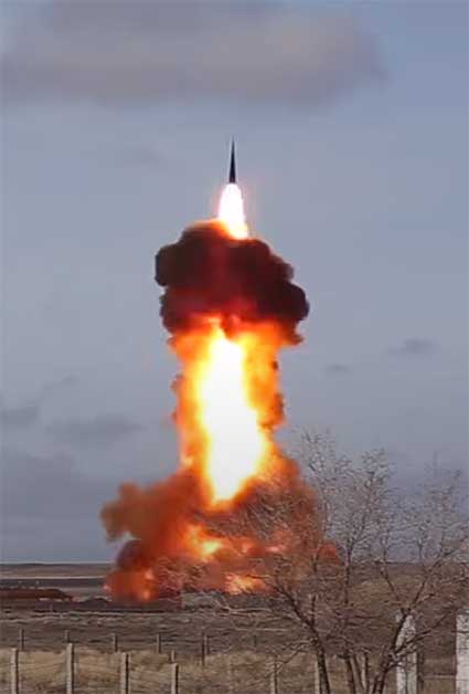 Nudol missile test