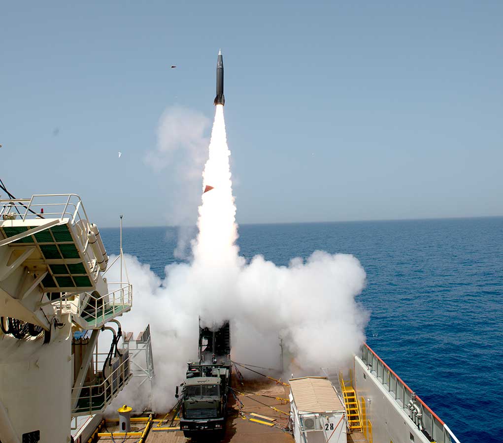 IAI's LORA Missile Conducts Double Test at Sea - Defense Update: