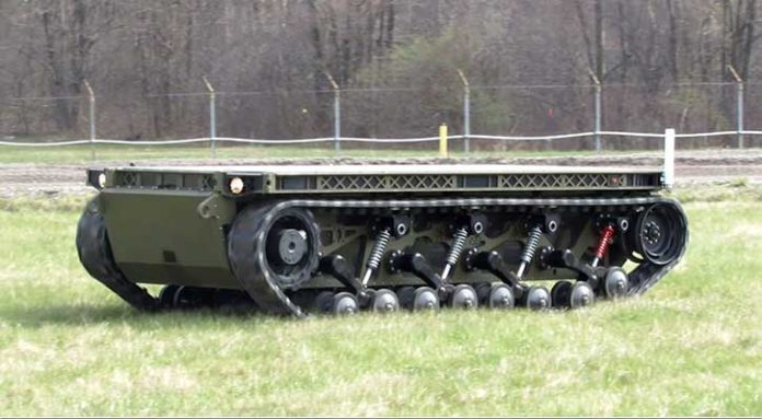 GDLS Showcases a New Tracked Chassis for a 10-ton Military Robot ...